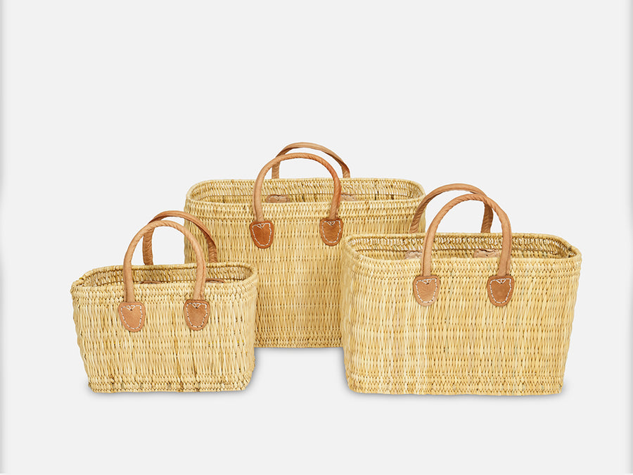 Basket Bag // Natural // Size M