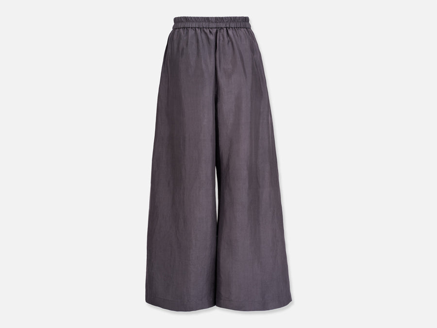 Chivy Silk Pants // Grey