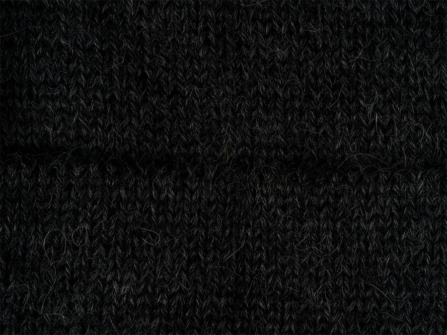 Alpaca Wool Beanie // Black