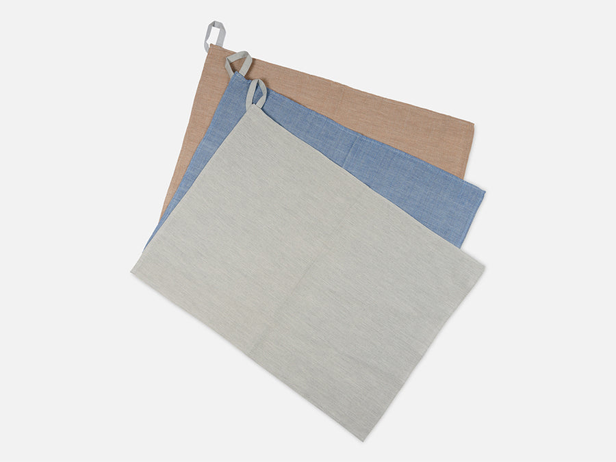 Mottled Tea Towel // Orange-Grey