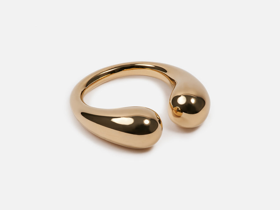 Fair Trade Chunky Open Ring Gold Ethical Jewellery