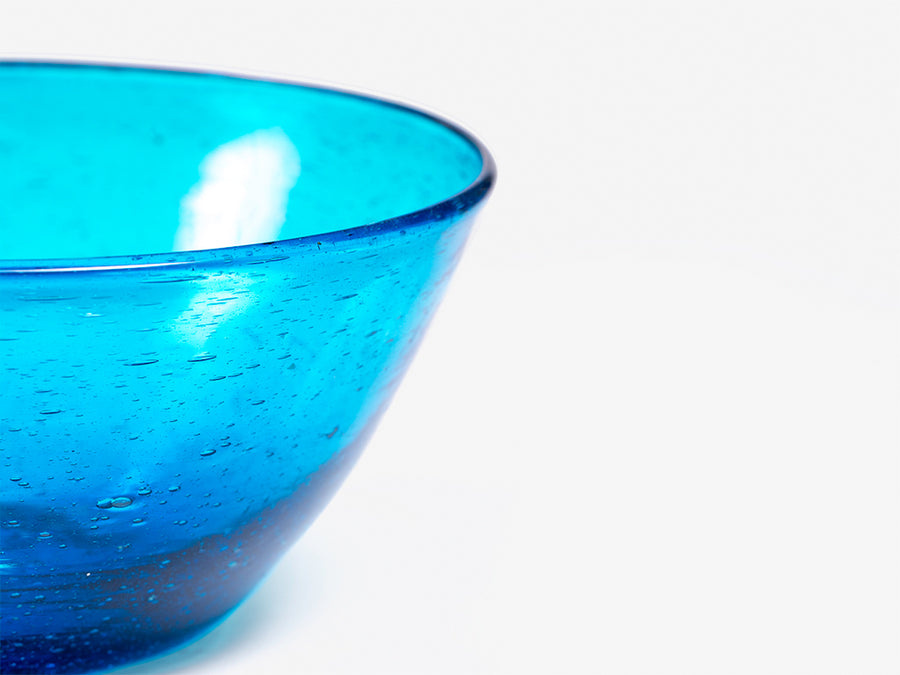 Glass Bowl // Turquoise </br> Small