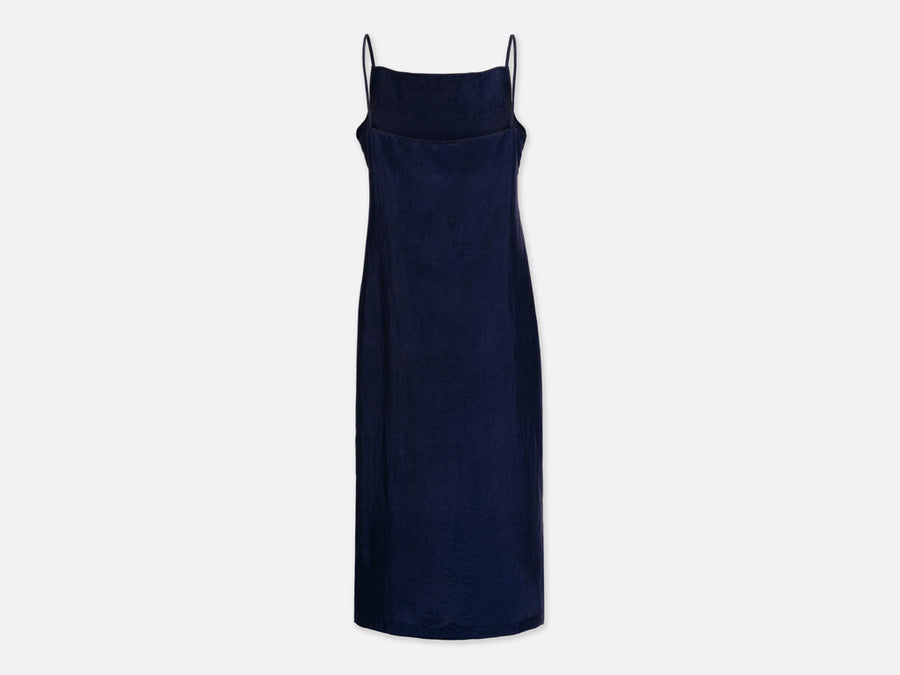 Shannary Silk Dress // Blue