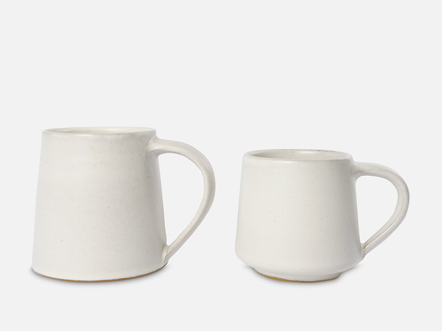 Simple Ceramic Tea Cup // White </br>Big