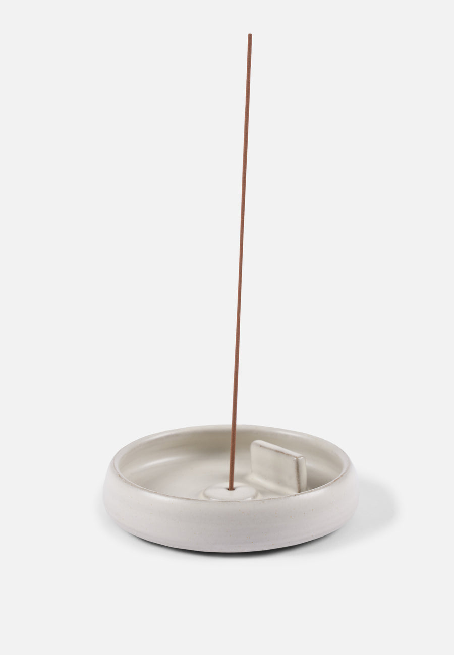Ceramic Palo Santo and Incense Holder // White