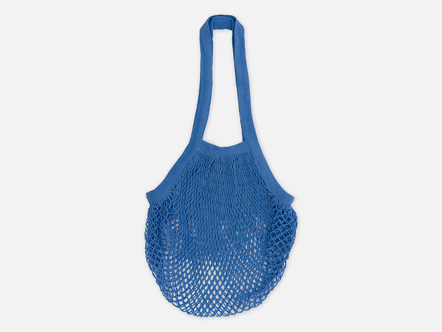 Cotton Net Grocery Bag // Deep Sky Blue