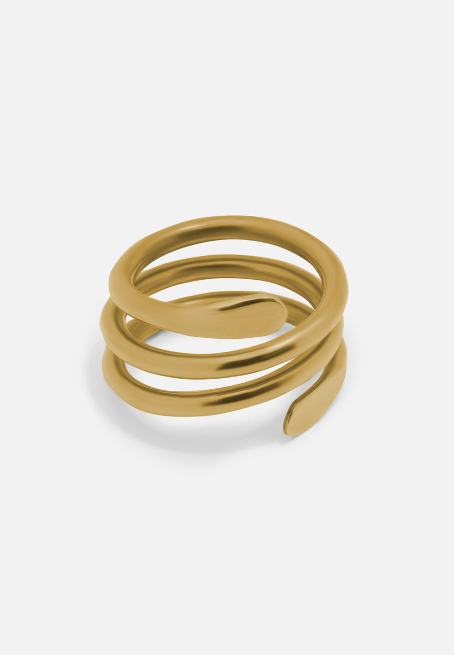 Multi-Row Ring // Gold