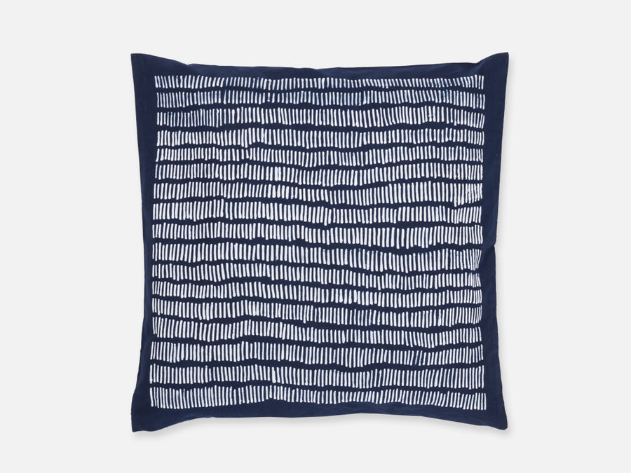 Kemala Cotton Cushion Cover // Blue-White // ANNE HEDERER